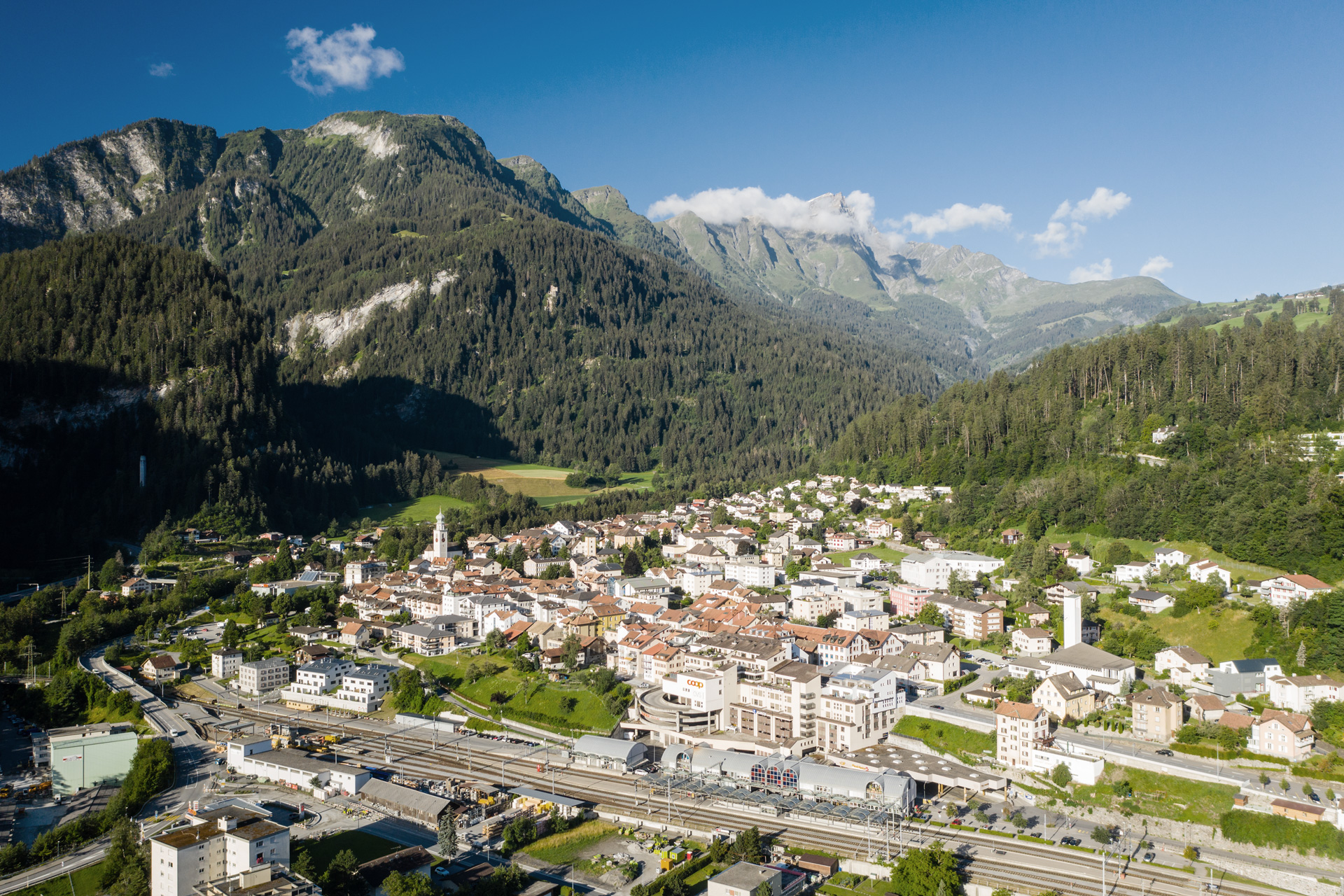 Überblick über Thusis